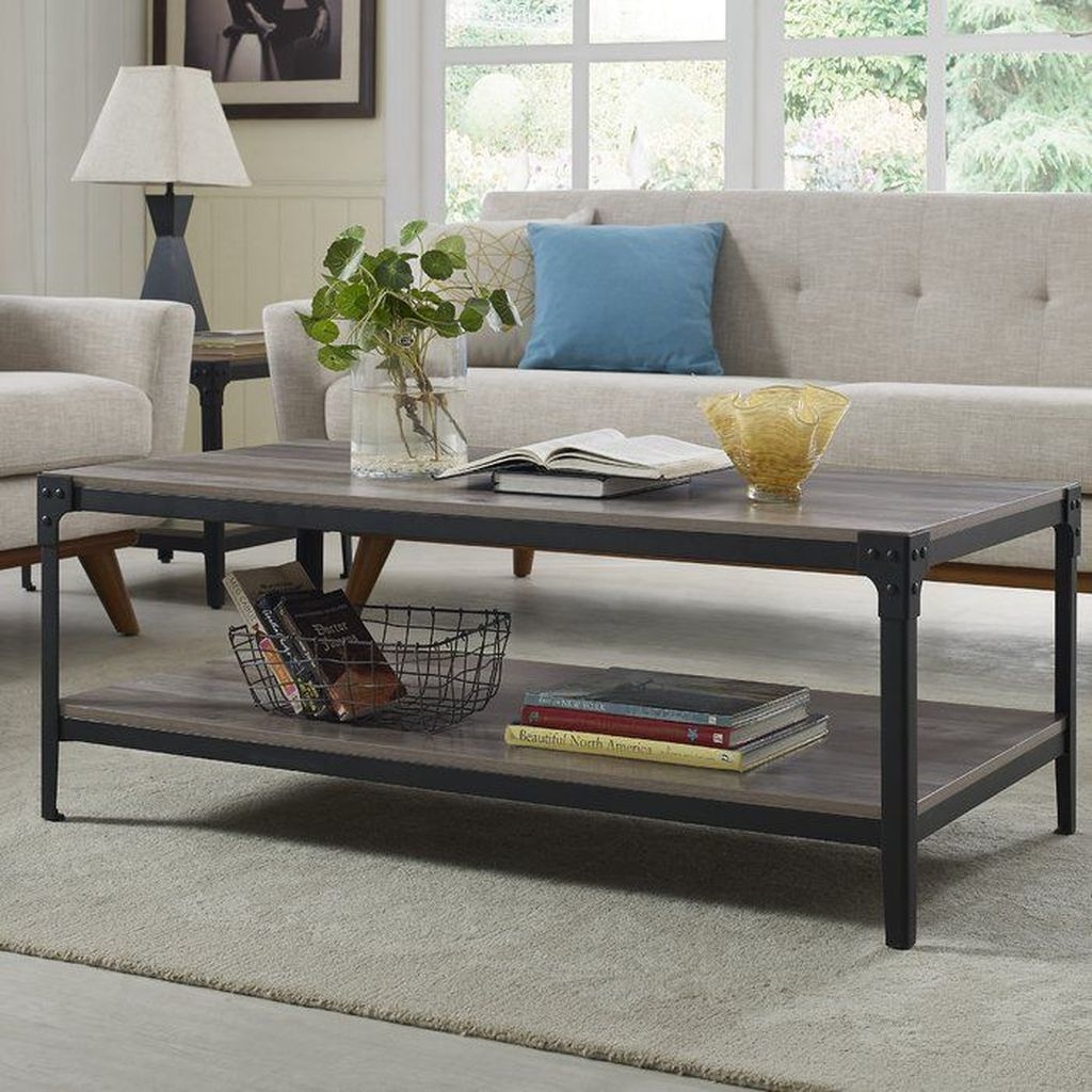 48 Gorgeous Coffee Table Design Ideas - HOMYHOMEE