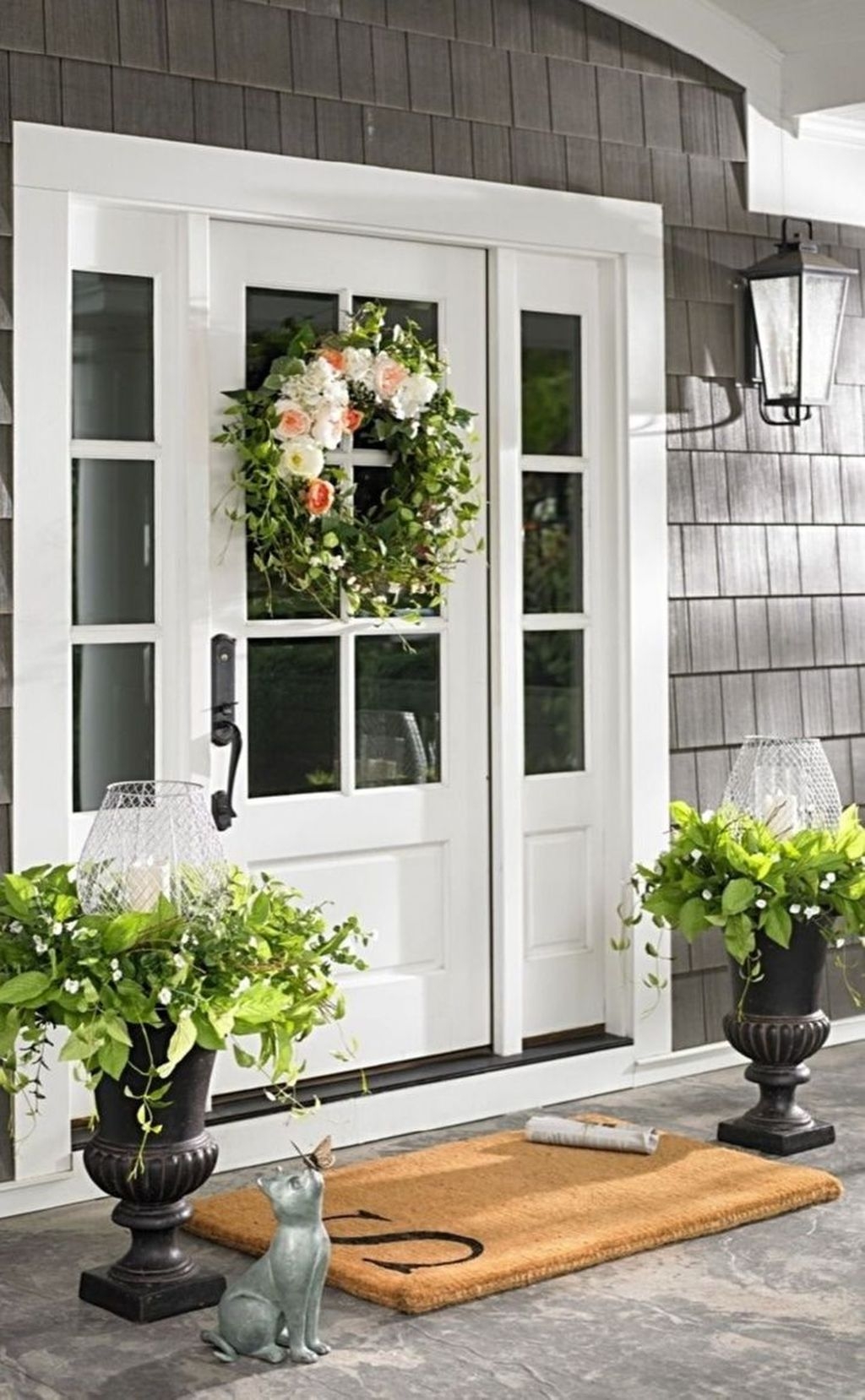 42 Best Easter Front Porch Decor Ideas - HOMYHOMEE