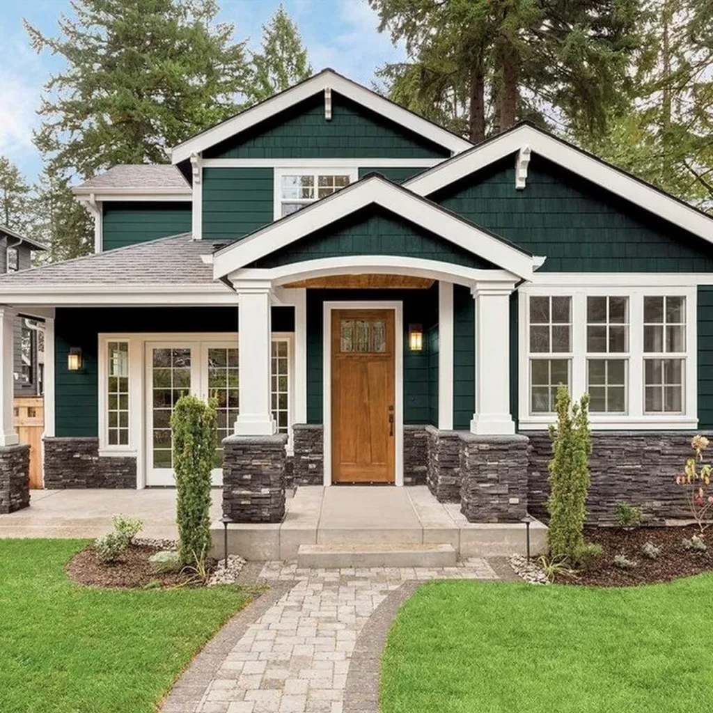 30 Beautiful Farmhouse Exterior Paint Colors Ideas HOMYHOMEE