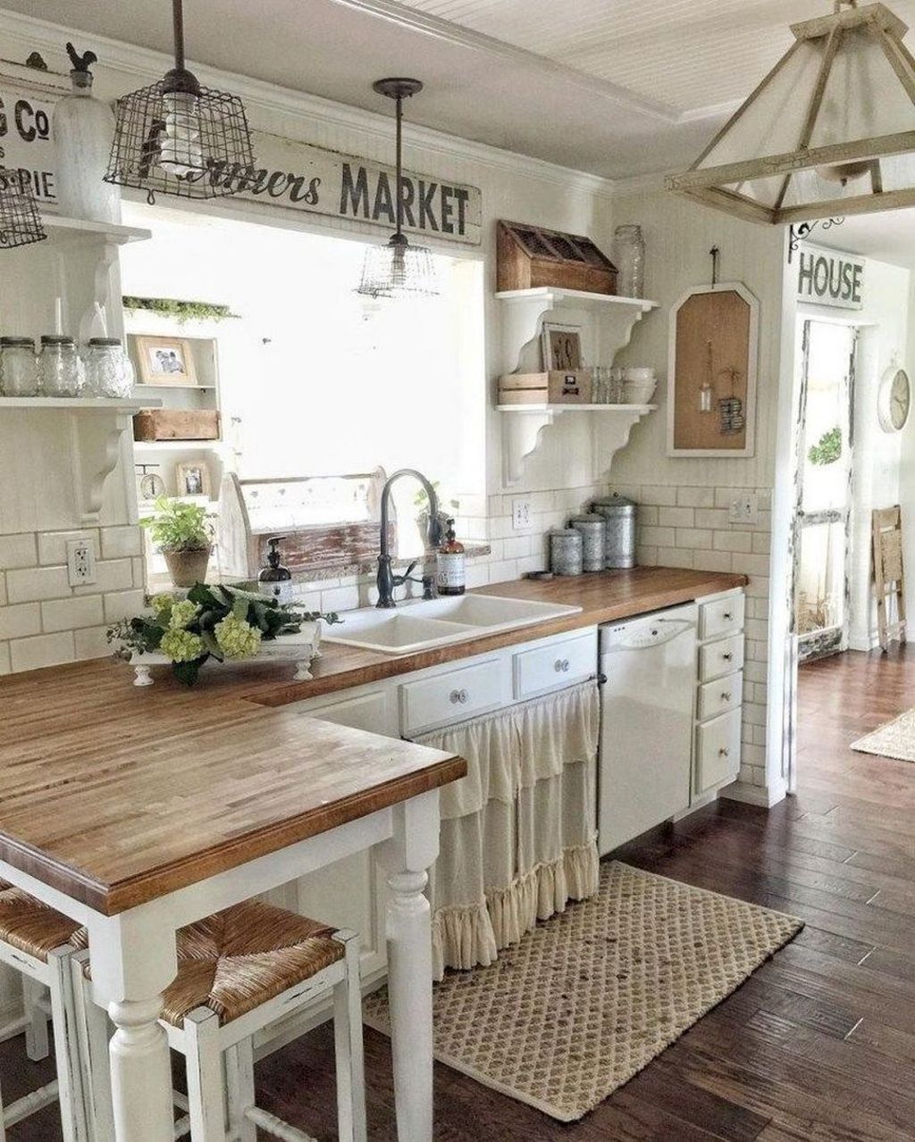 33 Nice Rustic Farmhouse Kitchen Cabinets Design Ideas Homyhomee 