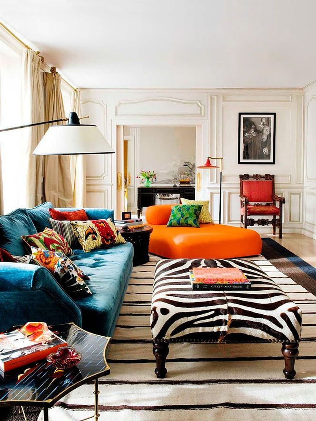 Colorful Living Room Ideas ~ Room Living Colorful Mind Piece Drama ...