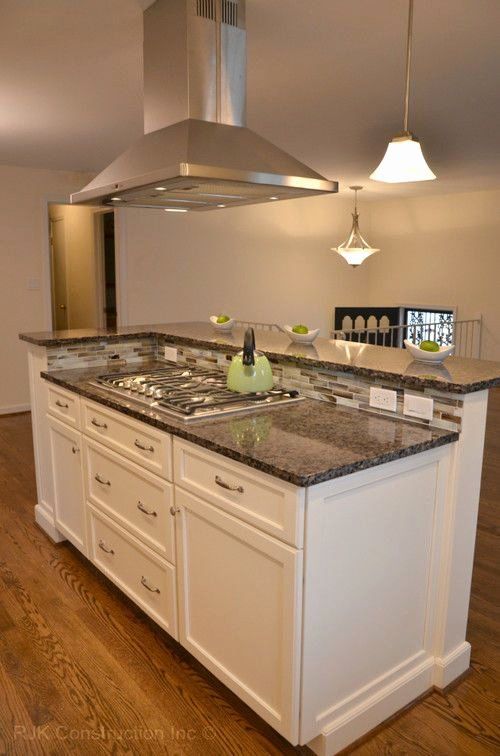 Kitchen Island With Cooktop