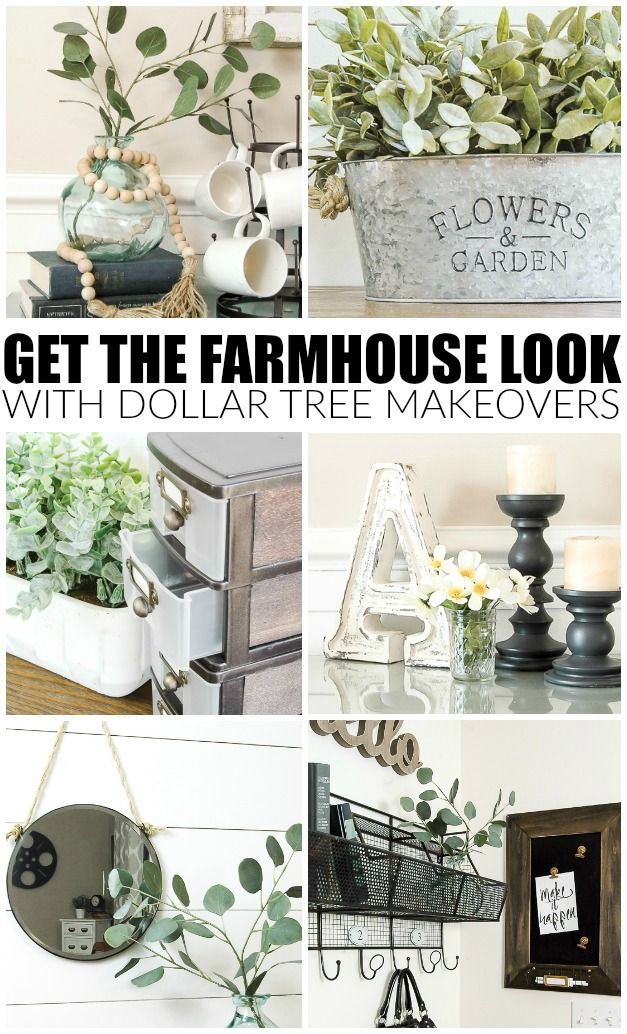 DIY Farmhouse Decor Dollar Tree