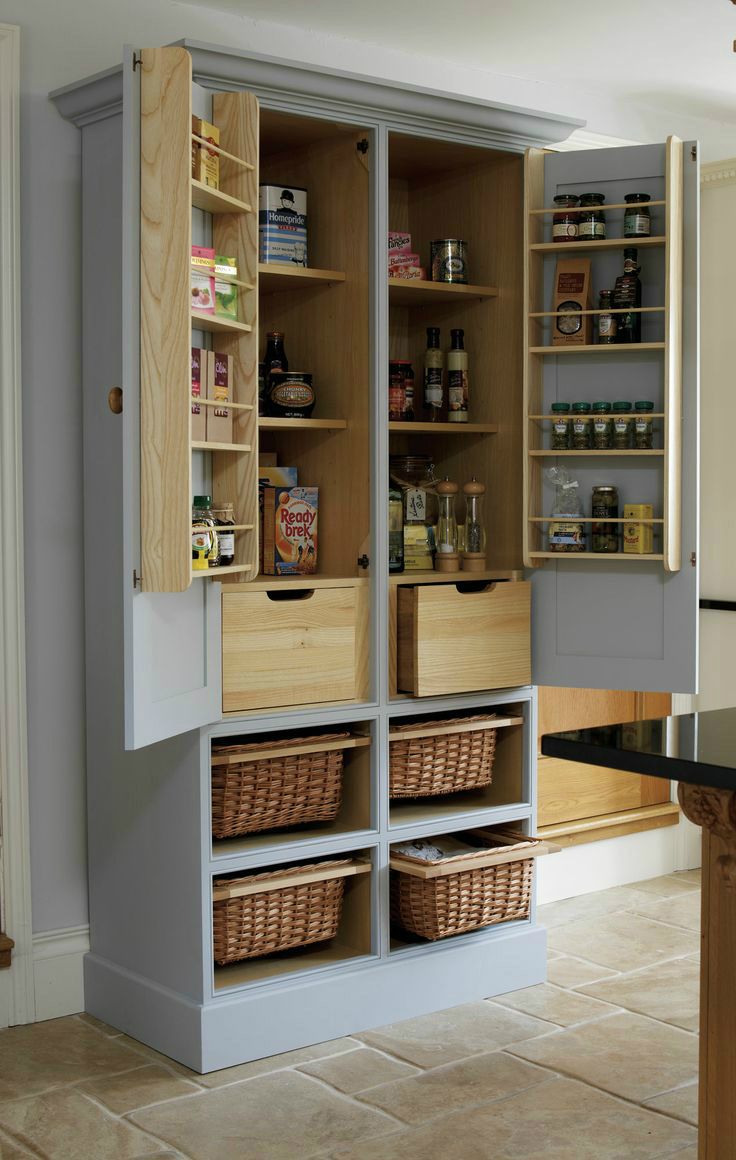 Kitchen Storage Cabinets With Doors And Shelves