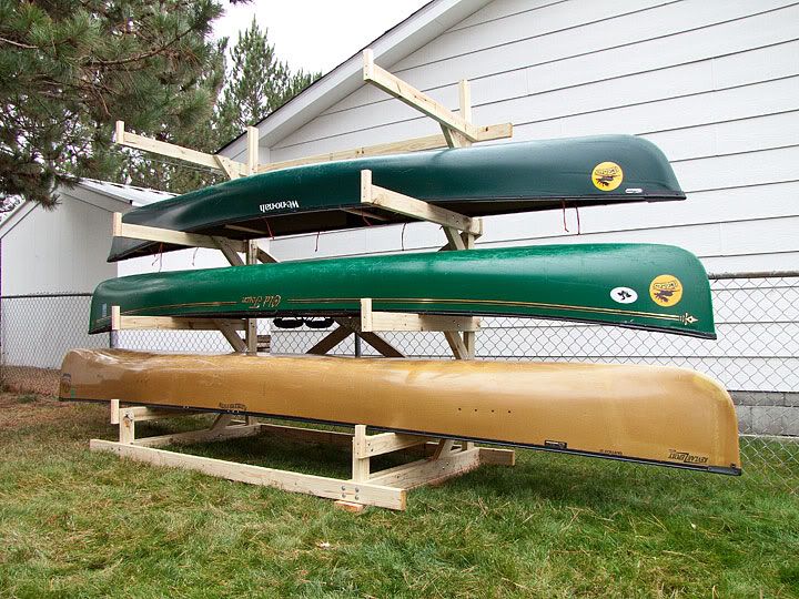 Outdoor Kayak Storage Rack