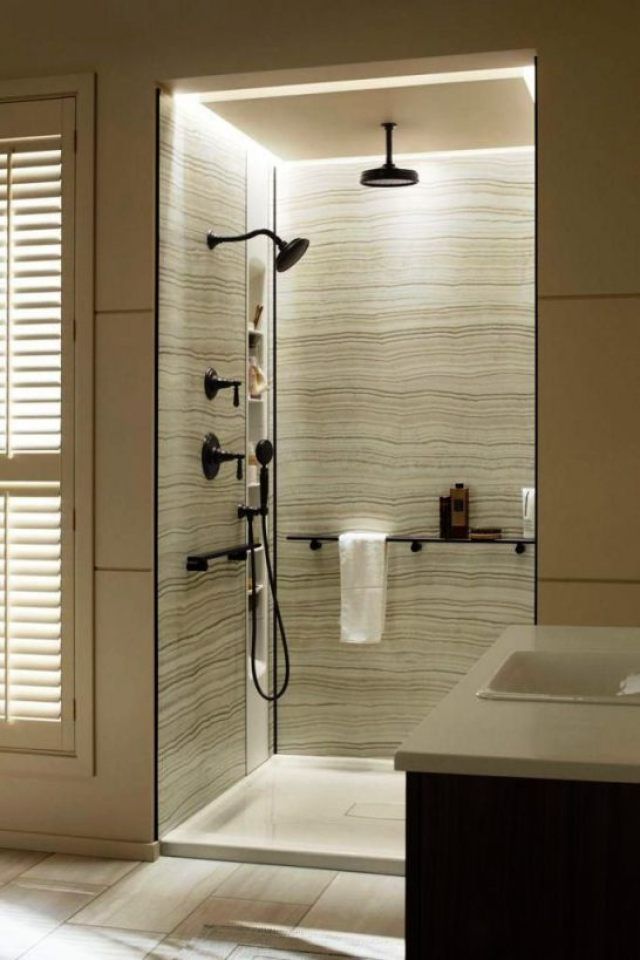 20+ Waterproof Bathroom Wall Panels - HOMYHOMEE